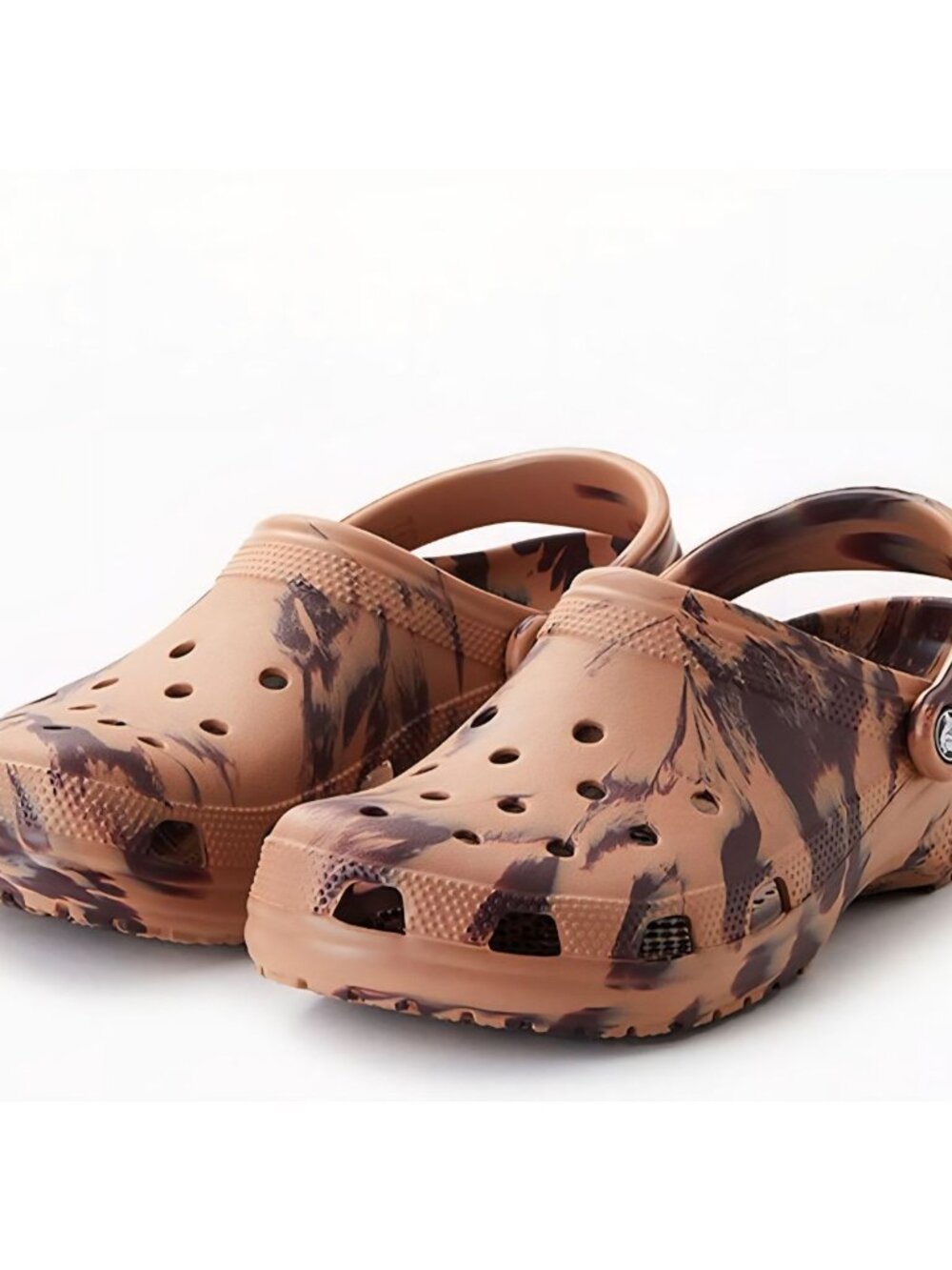 Classic Crocs Marbled Clog-Cork Color - Mens Size 13 SlipOn, Lightweight